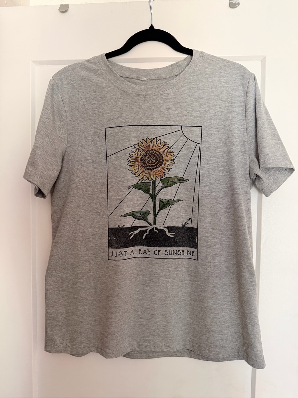 Sunflower Graphic Tee - Gray